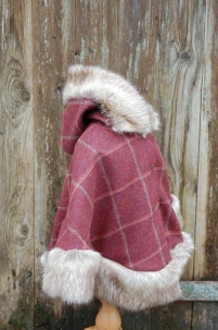 Luxury Tweed Hooded Cape Limited Edition
