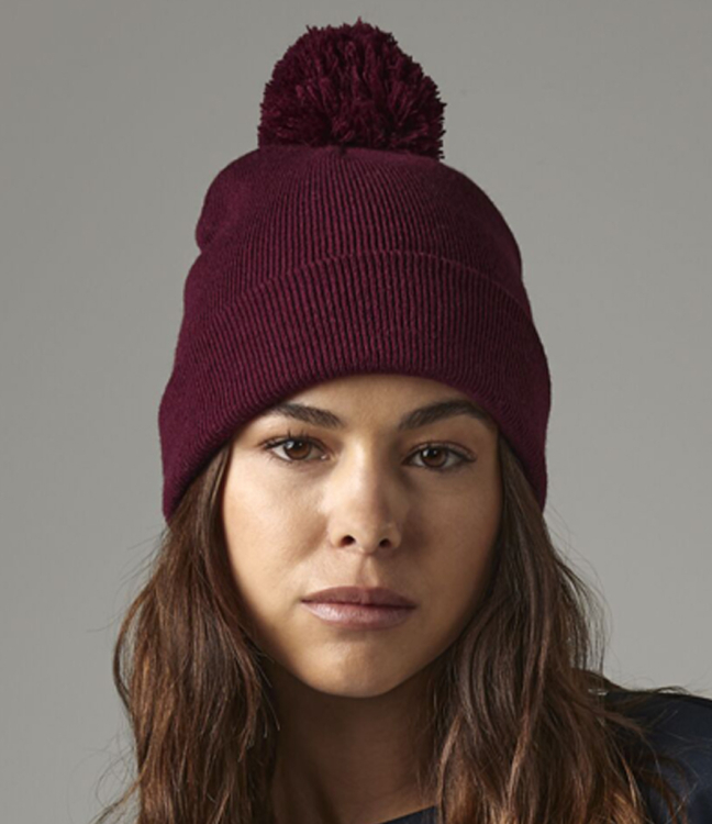 BB426 Beechfield Original Pom Pom Beanie - incl. embroidery