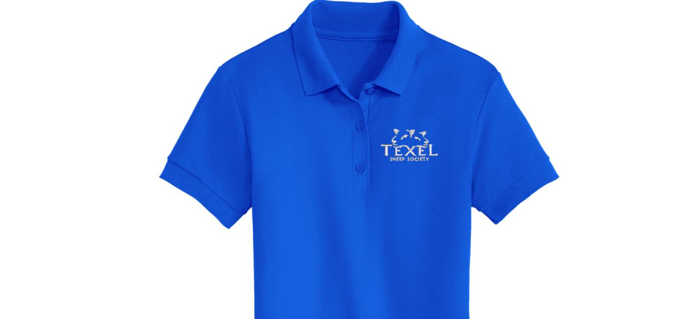 Polo shirt image including logo