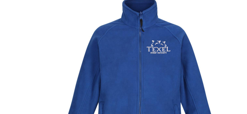 Ladies fleece jacket including logo 