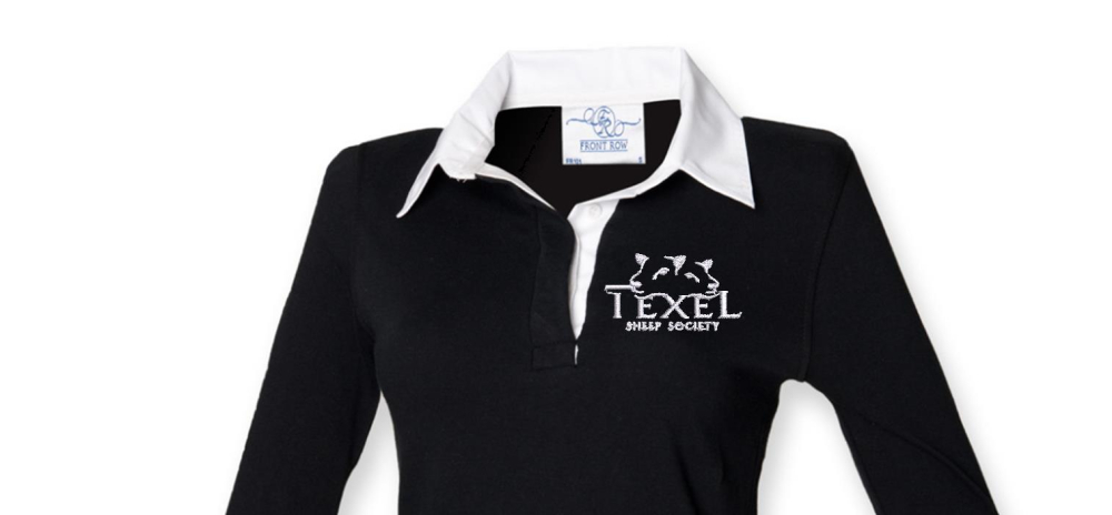 British Texel Sheep Society Ladies Rugby Shirt